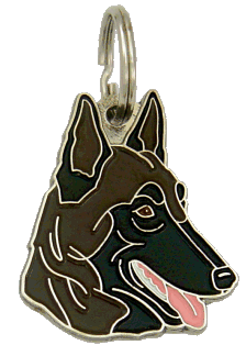 BELGISK FÅREHUND, MALINOIS TIGRING - pet ID tag, dog ID tags, pet tags, personalized pet tags MjavHov - engraved pet tags online
