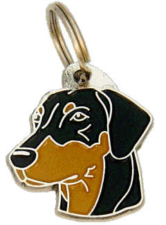 DOBERMANN - pet ID tag, dog ID tags, pet tags, personalized pet tags MjavHov - engraved pet tags online