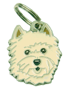 CAIRN TERRIER KREM - pet ID tag, dog ID tags, pet tags, personalized pet tags MjavHov - engraved pet tags online