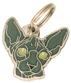 SPHYNX BLÅ - pet ID tag, dog ID tags, pet tags, personalized pet tags MjavHov - engraved pet tags online