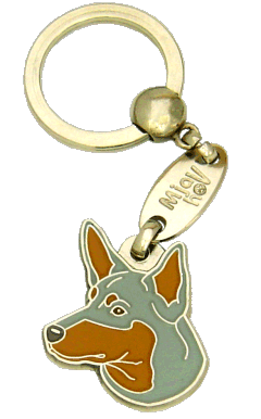 AUSTRALIAN KELPIE  BLÅ/TAN - pet ID tag, dog ID tags, pet tags, personalized pet tags MjavHov - engraved pet tags online
