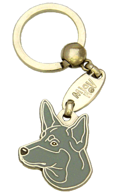 AUSTRALIAN KELPIE BLÅ - pet ID tag, dog ID tags, pet tags, personalized pet tags MjavHov - engraved pet tags online