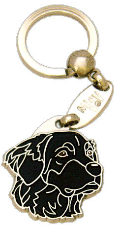 HOVAWART SVART - pet ID tag, dog ID tags, pet tags, personalized pet tags MjavHov - engraved pet tags online