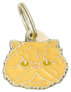 Kot perski kremowy - pet ID tag, dog ID tags, pet tags, personalized pet tags MjavHov - engraved pet tags online