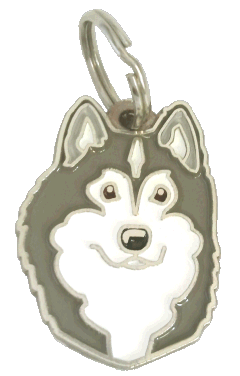 Alaskan malamute - pet ID tag, dog ID tags, pet tags, personalized pet tags MjavHov - engraved pet tags online