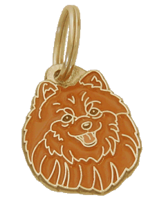 Szpic miniaturowy - Pomeranian - pet ID tag, dog ID tags, pet tags, personalized pet tags MjavHov - engraved pet tags online