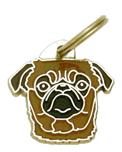 Brabantczyk brązowy - pet ID tag, dog ID tags, pet tags, personalized pet tags MjavHov - engraved pet tags online