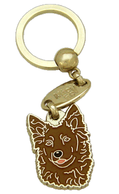 Mudi brązowy - pet ID tag, dog ID tags, pet tags, personalized pet tags MjavHov - engraved pet tags online
