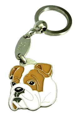 Buldog angielski - pet ID tag, dog ID tags, pet tags, personalized pet tags MjavHov - engraved pet tags online