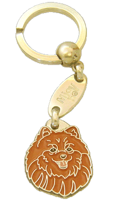 Szpic miniaturowy - Pomeranian - pet ID tag, dog ID tags, pet tags, personalized pet tags MjavHov - engraved pet tags online