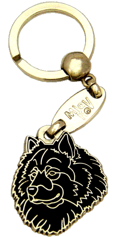 Eurasier czarny - pet ID tag, dog ID tags, pet tags, personalized pet tags MjavHov - engraved pet tags online