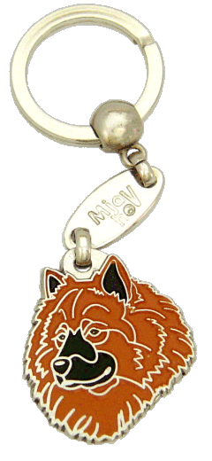 Eurasier czerwony - pet ID tag, dog ID tags, pet tags, personalized pet tags MjavHov - engraved pet tags online