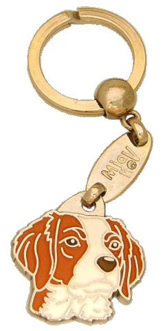Épagneul breton - pet ID tag, dog ID tags, pet tags, personalized pet tags MjavHov - engraved pet tags online