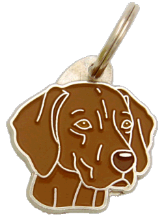 VIZSLA - Gepersonaliseerde hondenpenningen MjavHov - Gegraveerde hondenpenningen online