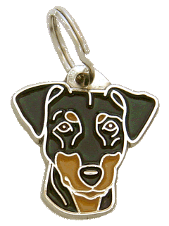 PINSCHER - Hundemarken MjavHov - Hundemarke, Hundemarken online, Hundemarken mit gravur, gravierte Hundemarken, Hundeanhänger, Anhänger mit gravur, Hundezubehöer, Rassen Hundemarke, Tieranhänger