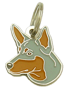 AUSTRALSK KELPIE BLÅ MED TAN - pet ID tag, dog ID tags, pet tags, personalized pet tags MjavHov - engraved pet tags online