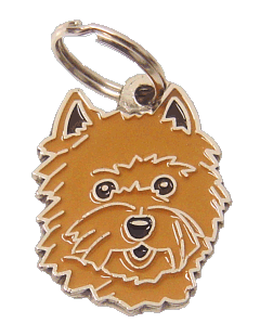 CAIRN TERRIER RØD - pet ID tag, dog ID tags, pet tags, personalized pet tags MjavHov - engraved pet tags online