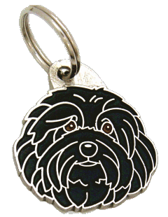 BICHON HAVANAIS SORT - pet ID tag, dog ID tags, pet tags, personalized pet tags MjavHov - engraved pet tags online