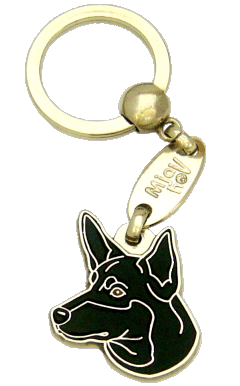 AUSTRALSK KELPIE SORT - pet ID tag, dog ID tags, pet tags, personalized pet tags MjavHov - engraved pet tags online