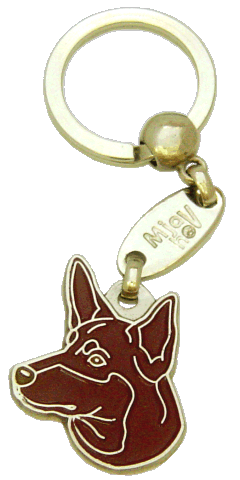 AUSTRALSK KELPIE RØD - pet ID tag, dog ID tags, pet tags, personalized pet tags MjavHov - engraved pet tags online