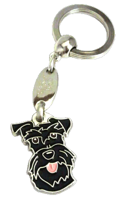 SCHNAUZER SORT - pet ID tag, dog ID tags, pet tags, personalized pet tags MjavHov - engraved pet tags online