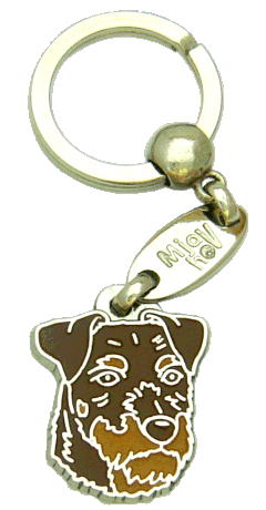TYSK JAGTTERRIER RUHÅRET BRUN - pet ID tag, dog ID tags, pet tags, personalized pet tags MjavHov - engraved pet tags online