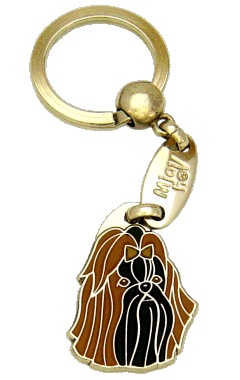 SHIH-TZU SORT MED TAN - pet ID tag, dog ID tags, pet tags, personalized pet tags MjavHov - engraved pet tags online