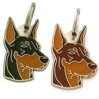 placas identificação para cães MjavHov - Dobermann
