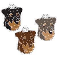 placas identificação para cães MjavHov - Terrier alemão de caça pelo duro