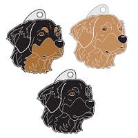 placas identificação para cães MjavHov - Hovawart