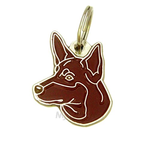 Custom personalized dog name tag Australian kelpie red

This unique, cute and quality dog id tag is offered with laser engraved name and phone no. or your custom text. Stainless steel split ring for easy attachment to your pets collar. All items are also available as keychains.
Gift for dogs and dog lovers.

Color: colored/silver
Size: 27 x 29 mm

Engraving area: 19 x 12 mm
Laser engraving personalization on the back side is included in the price. Enter the text you wish to have engraved. Suggestion: dog's name and phone number. We engrave on the back side of the tag. Engraving will be centered and easy to read. If you go over the recommended count then the text becomes smaller, and harder to read.

Metal, chrome plated dog tag or key ring. 
Hand made, hand colored, made in Slovenia. 

In stock.
