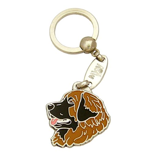 Custom personalized dog name tag Leonberger

This unique, cute and quality dog id tag is offered with laser engraved name and phone no. or your custom text. Stainless steel split ring for easy attachment to your pets collar. All items are also available as keychains.
Gift for dogs and dog lovers.

Color: colored/silver
Size: 35 x 36 mm

Engraving area: 22 x 15 mm
Laser engraving personalization on the back side is included in the price. Enter the text you wish to have engraved. Suggestion: dog's name and phone number. We engrave on the back side of the tag. Engraving will be centered and easy to read. If you go over the recommended count then the text becomes smaller, and harder to read.

Metal, chrome plated dog tag or key ring. 
Hand made, hand colored, made in Slovenia. 

In stock.
