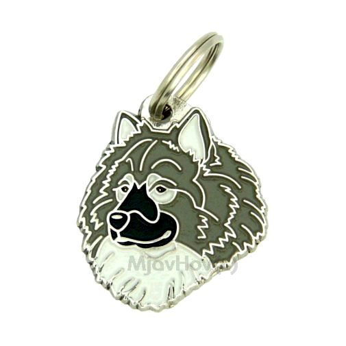 Custom personalized dog name tag Eurasier grey

This unique, cute and quality dog id tag is offered with laser engraved name and phone no. or your custom text. Stainless steel split ring for easy attachment to your pets collar. All items are also available as keychains.
Gift for dogs and dog lovers.

Color: colored/silver
Size: 29 x 34 mm

Engraving area: 20 x 15 mm
Laser engraving personalization on the back side is included in the price. Enter the text you wish to have engraved. Suggestion: dog's name and phone number. We engrave on the back side of the tag. Engraving will be centered and easy to read. If you go over the recommended count then the text becomes smaller, and harder to read.

Metal, chrome plated dog tag or key ring. 
Hand made, hand colored, made in Slovenia. 

In stock.
