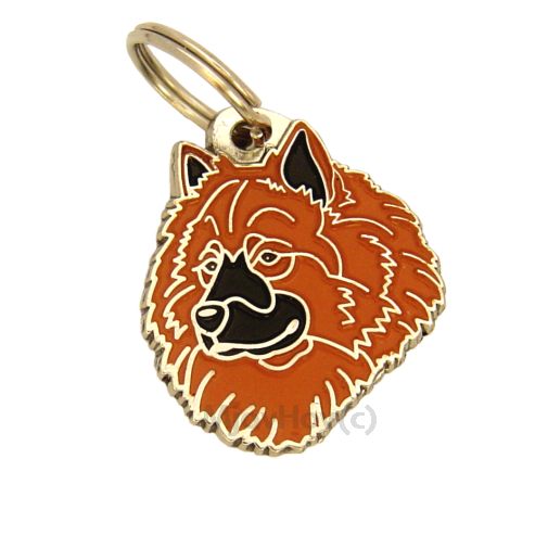 Custom personalized dog name tag Eurasier red

This unique, cute and quality dog id tag is offered with laser engraved name and phone no. or your custom text. Stainless steel split ring for easy attachment to your pets collar. All items are also available as keychains.
Gift for dogs and dog lovers.

Color: colored/silver
Size: 29 x 34 mm

Engraving area: 20 x 15 mm
Laser engraving personalization on the back side is included in the price. Enter the text you wish to have engraved. Suggestion: dog's name and phone number. We engrave on the back side of the tag. Engraving will be centered and easy to read. If you go over the recommended count then the text becomes smaller, and harder to read.

Metal, chrome plated dog tag or key ring. 
Hand made, hand colored, made in Slovenia. 

In stock.
