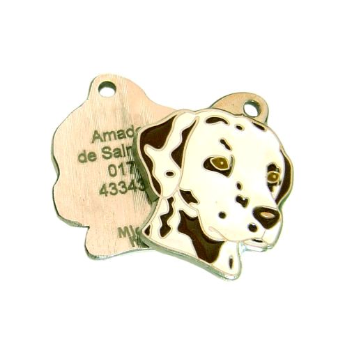 Hundemarke mit Gravur Dalmatiner braun weiß

Farbe: farbig/silber

Größe: 29 x 33 mm

Gravur Größe: 20 x 18 mm

Qualität Hundemarke mit individueller Gravur oder als Schlüsselanhänger. 
Metall, verchromt, Handgefärbt. Lasergravur inklusive!
Eine gut sichtbare und leicht lesbare Hundemarke für das Halsband.
Anhänger für Sie oder als personalisiertes Geschenk.
 
Hergestellt in Slowenien.

Verfügbar.
