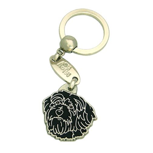 Custom personalized dog name tag Tibetan terrier black

This unique, cute and quality dog id tag is offered with laser engraved name and phone no. or your custom text. Stainless steel split ring for easy attachment to your pets collar. All items are also available as keychains.
Gift for dogs and dog lovers.

Color: colored/silver
Size: 29 x 31 mm

Engraving area: 20 x 14 mm
Laser engraving personalization on the back side is included in the price. Enter the text you wish to have engraved. Suggestion: dog's name and phone number. We engrave on the back side of the tag. Engraving will be centered and easy to read. If you go over the recommended count then the text becomes smaller, and harder to read.

Metal, chrome plated dog tag or key ring. 
Hand made, hand colored, made in Slovenia. 

In stock.
