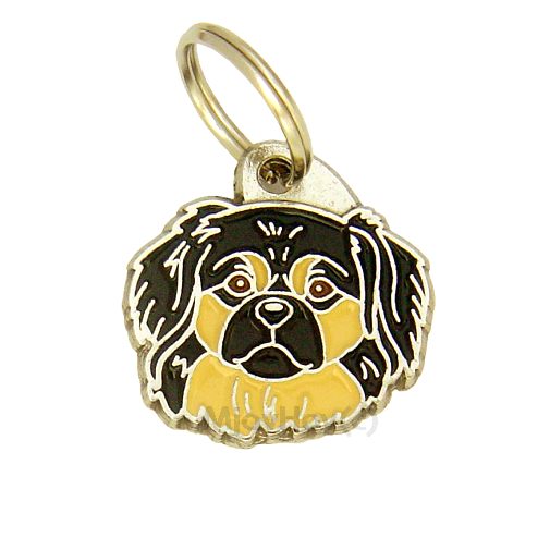 Custom personalized dog name tag Tibetan spaniel black and cream

This unique, cute and quality dog id tag is offered with laser engraved name and phone no. or your custom text. Stainless steel split ring for easy attachment to your pets collar. All items are also available as keychains.
Gift for dogs and dog lovers.

Color: colored/silver
Size: 27 x 27 mm

Engraving area: 19 x 15 mm
Laser engraving personalization on the back side is included in the price. Enter the text you wish to have engraved. Suggestion: dog's name and phone number. We engrave on the back side of the tag. Engraving will be centered and easy to read. If you go over the recommended count then the text becomes smaller, and harder to read.

Metal, chrome plated dog tag or key ring. 
Hand made, hand colored, made in Slovenia. 

In stock.
