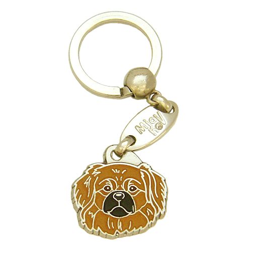 Custom personalized dog name tag Tibetan spaniel brown

This unique, cute and quality dog id tag is offered with laser engraved name and phone no. or your custom text. Stainless steel split ring for easy attachment to your pets collar. All items are also available as keychains.
Gift for dogs and dog lovers.

Color: colored/silver
Size: 27 x 27 mm

Engraving area: 19 x 15 mm
Laser engraving personalization on the back side is included in the price. Enter the text you wish to have engraved. Suggestion: dog's name and phone number. We engrave on the back side of the tag. Engraving will be centered and easy to read. If you go over the recommended count then the text becomes smaller, and harder to read.

Metal, chrome plated dog tag or key ring. 
Hand made, hand colored, made in Slovenia. 

In stock.
