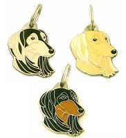 Hondenpenningen MjavHov, penningen voor honden - Saluki, Perzische windhond