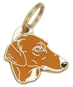 AZAWAKH ruskea-valkoinen - pet ID tag, dog ID tags, pet tags, personalized pet tags MjavHov - engraved pet tags online