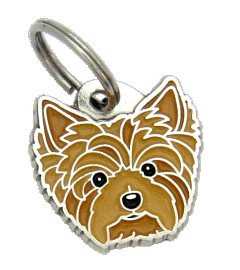 Yorkshirenterrieri - pet ID tag, dog ID tags, pet tags, personalized pet tags MjavHov - engraved pet tags online
