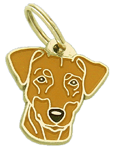 Pinseri ruskea - pet ID tag, dog ID tags, pet tags, personalized pet tags MjavHov - engraved pet tags online