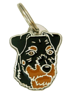 Saksanmetsästysterrieri karkeakarvainen - pet ID tag, dog ID tags, pet tags, personalized pet tags MjavHov - engraved pet tags online