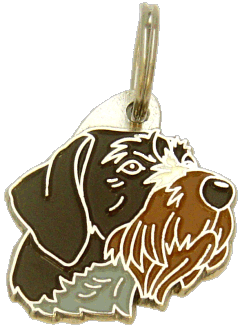 Karkeakarvainen saksanseisoja - pet ID tag, dog ID tags, pet tags, personalized pet tags MjavHov - engraved pet tags online