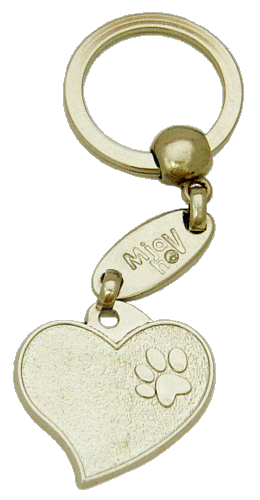 Sydän hopea - pet ID tag, dog ID tags, pet tags, personalized pet tags MjavHov - engraved pet tags online