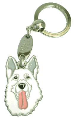 Valkoinenpaimenkoira - pet ID tag, dog ID tags, pet tags, personalized pet tags MjavHov - engraved pet tags online