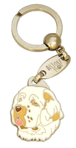 Clumber spaniel <br> (keyring, engraving included)